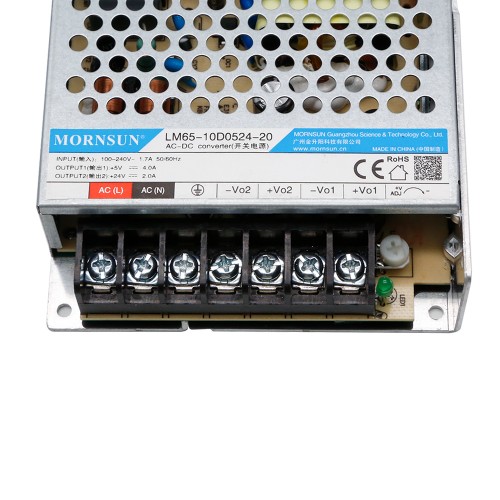 65W 5.1V/4A 24V/2A 90-264VAC/120-370VDC Anahtarlama Güç Kaynağı