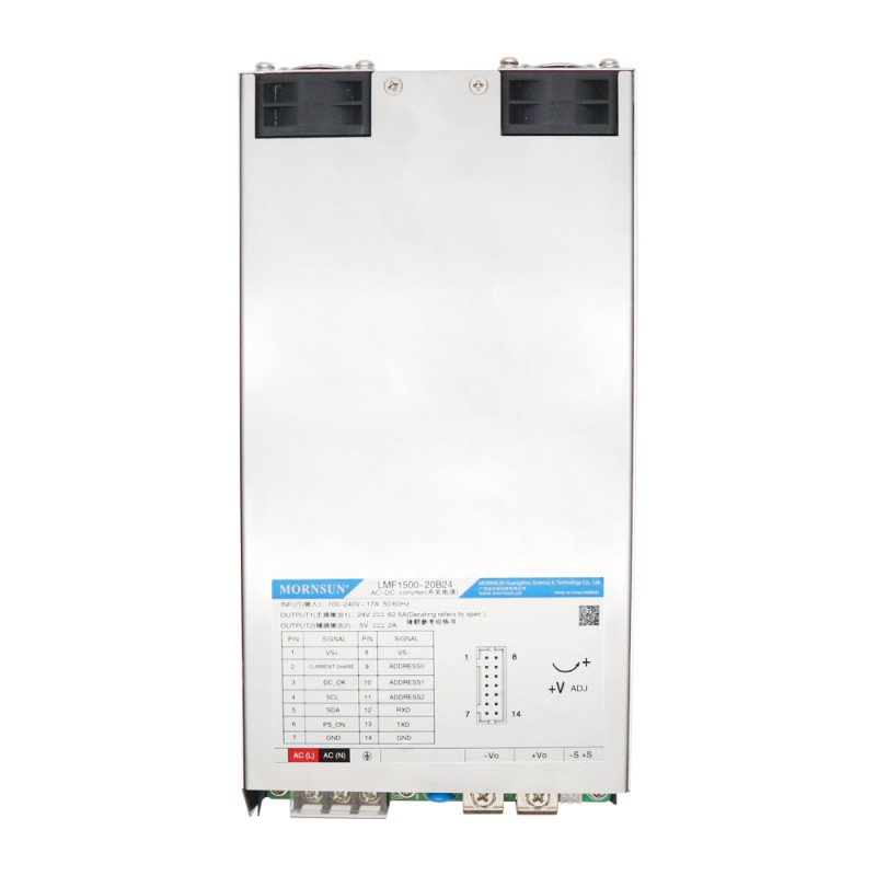 PFC Fonksiyonlu 1500W 15V 100.0A 85-264VAC/120-370VDC Anahtarlama Güç Kaynağı