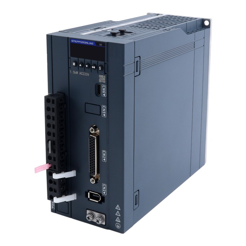 A6 Serisi 1500W RS485 AC Servo Motor Seti 3000rpm 4,78Nm Frenli 17-Bit Mutlak Enkoder IP67 - A6-RS1500H2B1-M17 | StepperOnline