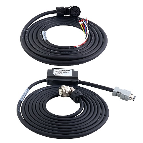 A6H Serisi 1800W EtherCAT AC Servo Motor Seti 1500rpm 11,50Nm Frenli 17-Bit Mutlak Enkoder IP67 - A6H-EC1800H3B1-M17 | StepperOnline