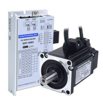 DSY Serisi 400W CANopen DC Servo Motor 24-70VDC 1,27Nm 3000rpm 17-Bit Artımlı Kodlayıcı IP65