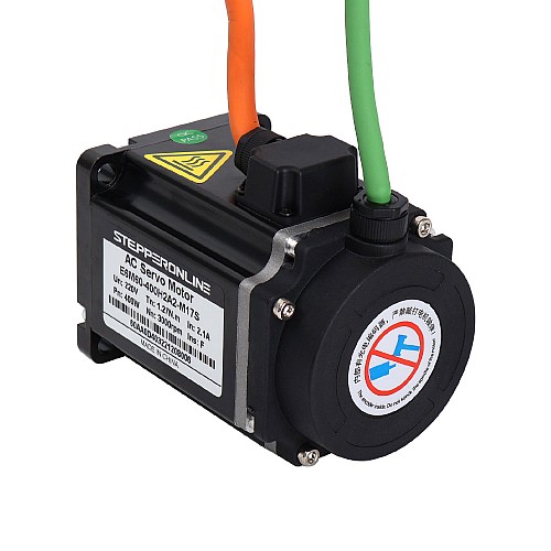 E6 Serisi 400W AC Servo Motor Kiti 3000rpm 1,27Nm 17 Bit Kodlayıcı IP65