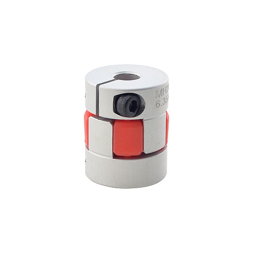 6,35 mm - 6,35 mm Esnek Çeneli Kaplin 20x25 mm CNC Adım Motoru Şaft Kaplini 6,35 mm - 6,35 mm Esnek Çeneli Kaplin 20x25 mm CNC Adım Motoru Şaft Kaplini