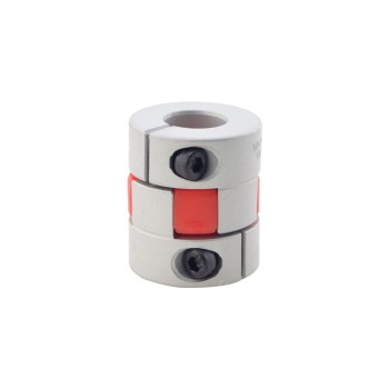 14mm - 14mm Esnek Çene Bağlantısı 30x35mm CNC Adım Motoru Şaft Bağlantısı