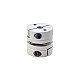 5mm - 6,35mm Esnek Tek Diskli Kaplin 26x26mm CNC Adım Motoru Şaft Kaplini