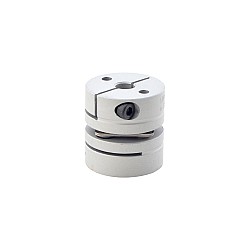 6,35 mm - 6,35 mm Esnek Tek Diskli Kaplin 26x26 mm CNC Adım Motoru Şaft Kaplini