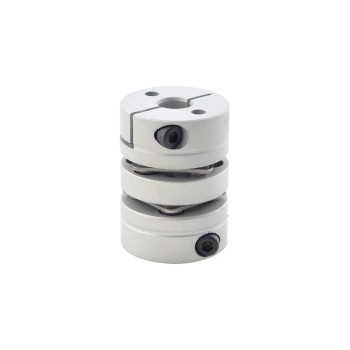8mm - 8mm Esnek Çift Diskli Kaplin 26x35mm CNC Adım Motoru Şaft Kaplini