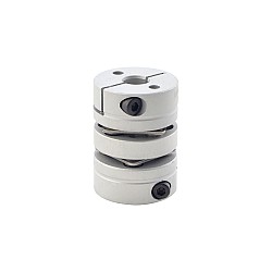 8mm - 8mm Esnek Çift Diskli Kaplin 26x35mm CNC Adım Motoru Şaft Kaplini