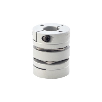 14mm - 14mm Esnek Çift Diskli Kaplin 32x41mm CNC Adım Motoru Şaft Kaplini
