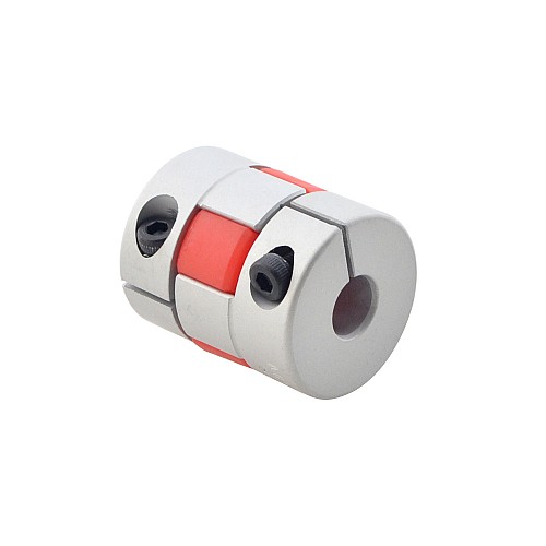 6,35 mm - 8 mm Esnek Çeneli Kaplin 25x30 mm CNC Adım Motoru Şaft Kaplini