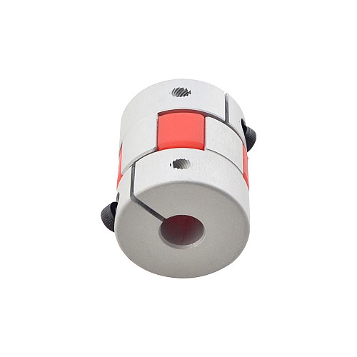 8mm - 12mm Esnek Çeneli Kaplin 25x30mm CNC Adım Motoru Şaft Kaplini