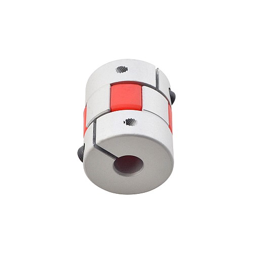 8mm - 8mm Esnek Çeneli Kaplin 25x30mm CNC Adım Motoru Şaft Kaplini