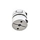5mm - 6,35mm Esnek Tek Diskli Kaplin 26x26mm CNC Adım Motoru Şaft Kaplini