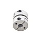 8mm - 8mm Esnek Tek Diskli Kaplin 26x26mm CNC Adım Motoru Şaft Kaplini