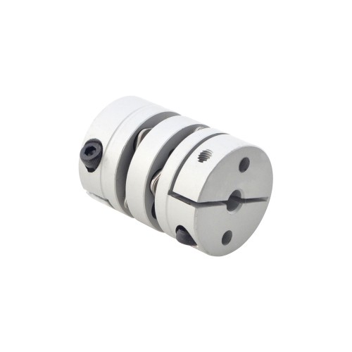 5mm - 5mm Esnek Çift Diskli Kaplin 26x35mm CNC Adım Motoru Şaft Kaplini