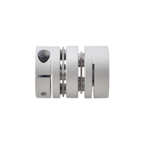 5mm - 6mm Esnek Çift Diskli Kaplin 26x35mm CNC Adım Motoru Şaft Kaplini