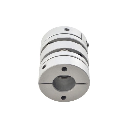 14mm - 14mm Esnek Çift Diskli Kaplin 32x41mm CNC Adım Motoru Şaft Kaplini
