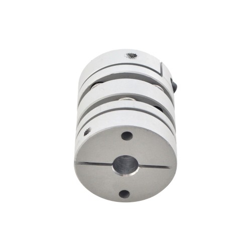 8mm - 14mm Esnek Çift Diskli Kaplin 32x41mm CNC Adım Motoru Şaft Kaplini