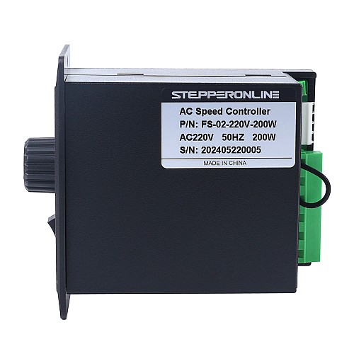 Değişken Hızlı Motor için 200W Tek Fazlı 220VAC Motor Hız Kontrol Cihazı