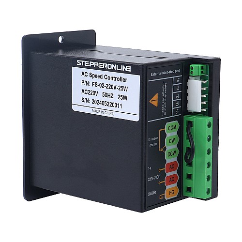 Değişken Hızlı Motorlar için 25W Tek Fazlı 220VAC Motor Hız Kontrol Cihazı Değişken Hızlı Motorlar için 25W Tek Fazlı 220VAC Motor Hız Kontrol Cihazı