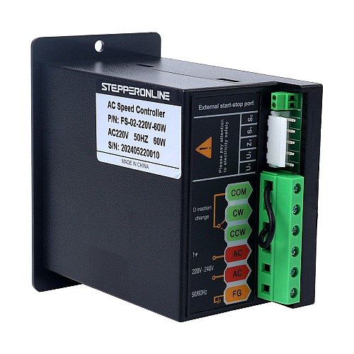 Değişken Hızlı Motor için 60W Tek Fazlı 220VAC Motor Hız Kontrol Cihazı Değişken Hızlı Motor için 60W Tek Fazlı 220VAC Motor Hız Kontrol Cihazı