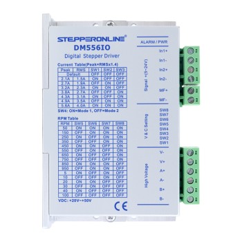 Nema 23, 24, 34 Step Motorlar için 0-4,0A 24-50VDC Giriş/Çıkış Kontrol Step Motor Sürücüsü