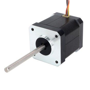 Nema 17 Yüksek Sıcaklık Adım Motoru 55Ncm (77,93oz.in) 55mm Yuvarlak Şaft Yalıtım Sınıfı H 180C