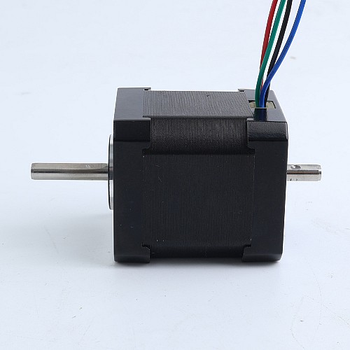 Kullanılmış - Çift milli Nema 17 Bipolar 0.9° 44Ncm(62,3 oz.in) 1,68A 42x42x48mm 4 telli 0.085m kablolu - 17HM19-1684D-USED | StepperOnline