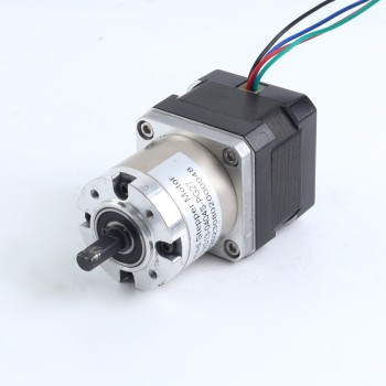 İkinci El – Çin Deposu - Nema 17 Step Motor Bipolar L=34mm Dişli Oranı 27:1 Planet Dişli Kutusu