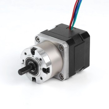 İkinci El – Çin Deposu - Nema 17 Bipolar Step Motor L=34mm Dişli Oranı 5:1 Planet Dişli Kutusu