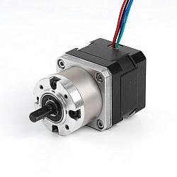 Kullanılmış - Nema 17 Bipolar Step Motor L=34mm Dişli Oranı 5:1 Planet Dişli Kutusu