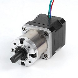 Kullanılmış - Nema 17 Step Motor Bipolar L=40mm Dişli Oranı 27:1 Planet Dişli Kutusu