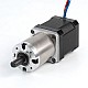 Kullanılmış - Nema 17 Bipolar Step Motor L=48mm Dişli Oranı 51:1 Planet Dişli Kutusu