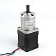 Kullanılmış - Nema 17 Bipolar Step Motor L=48mm Dişli Oranı 51:1 Planet Dişli Kutusu