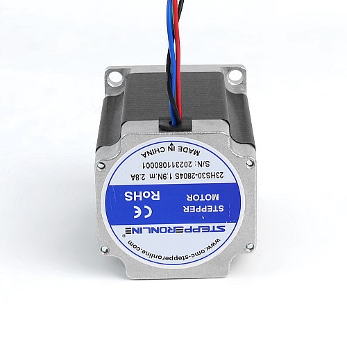 Kullanılmış - Nema 23 Bipolar 1.8 derece 1.9 Nm (269.06 oz.in) 2.8A 57x57x76mm 4 Kablo Kullanılmış - Nema 23 Bipolar 1.8 derece 1.9 Nm (269.06 oz.in) 2.8A 57x57x76mm 4 Kablo