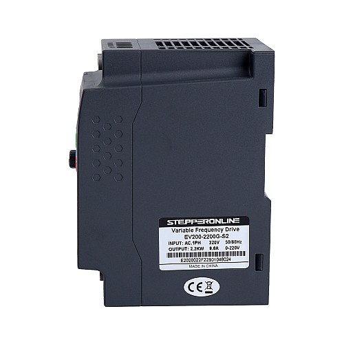 EV200 Serisi VFD 3HP 2.2KW 9.6A Tek Fazlı 220V Değişken Frekanslı Sürücü