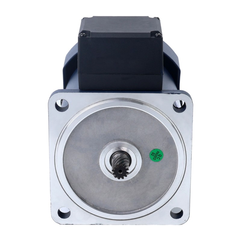 200W 220/380VAC 60.00Nm (8496.70oz.in) Flanşlı 104mm Dik Açı Şanzıman İçi Boş Şaft Üç Fazlı AC Endüksiyon Motoru