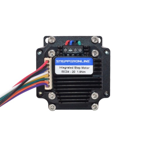 Nema 23 Entegre Adım Motoru 190 Ncm (269 oz.in) Kontrolörlü ISC04 12-38 VDC