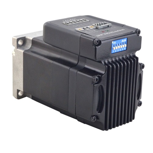 CN Satışta - NEMA 23 Entegre Kolay Servo Motor 90W 3000rpm 0,3Nm (42,49oz.in) 20-50VDC Fırçasız DC Servo Motor