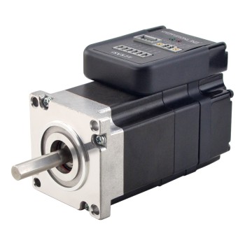 CN Satışta - NEMA 23 Entegre Kolay Servo Motor 90W 3000rpm 0,3Nm (42,49oz.in) 20-50VDC Fırçasız DC Servo Motor