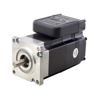 NEMA 23 Entegre Kolay Servo Motor 90W 3000rpm 0,3Nm (42,49oz.in) 20-50VDC Servo Motor - Kısa Şaft