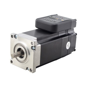 NEMA 23 Entegre Kolay Servo Motor 130W 3000rpm 0,45Nm (63,73oz.in) 20-50VDC Servo Motor - Kısa Şaft