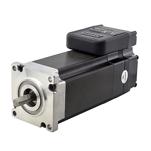 NEMA 23 Entegre Kolay Servo Motor 180W 3000rpm 0,6Nm (84,98oz.in) 20-50VDC Servo Motor - Kısa Şaft