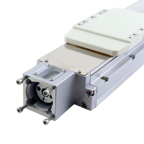 LG12 Serisi Bilyalı Vidalı Motorlar Maksimum Yatay/Dikey Yük Kapasitesi 88 kg/22 kg Strok 500 mm Servo Motor için