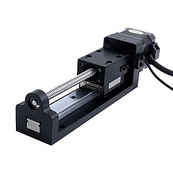 Nema 17 step motor bilyalı vida lineer aktüatör 1,5A Strok 80mm 0,25Nm(35,40oz-in) Kurşun adımı 2mm(0,07874") sensörlü