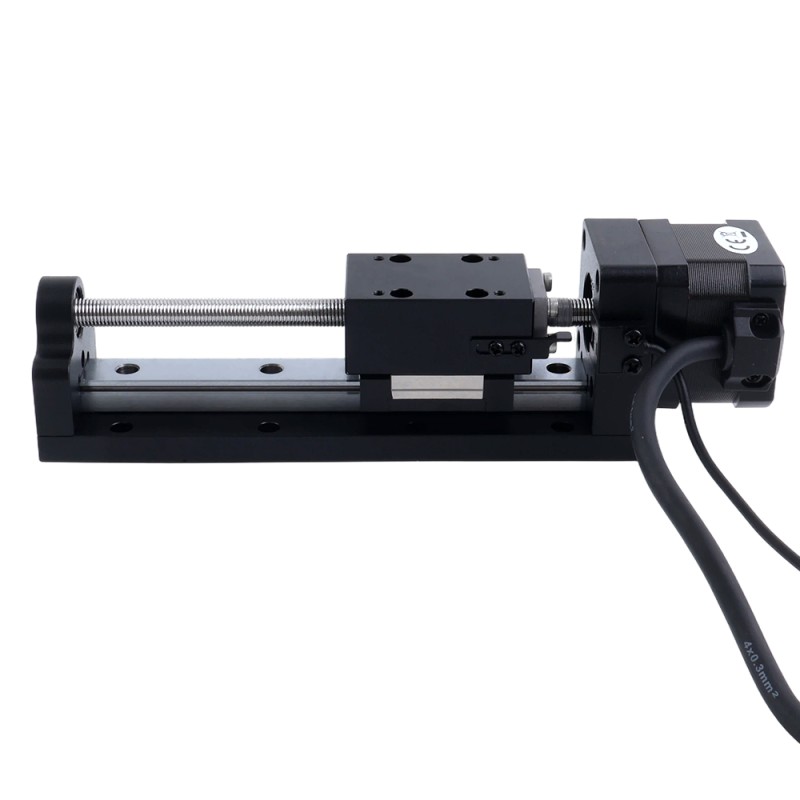 Nema 17 step motor bilyalı vida lineer aktüatör 1,5A Strok 80mm 0,25Nm(35,40oz-in) Kurşun adımı 1mm(0,03937) sensörlü - LMD17S13BSB15-080 | StepperOnline