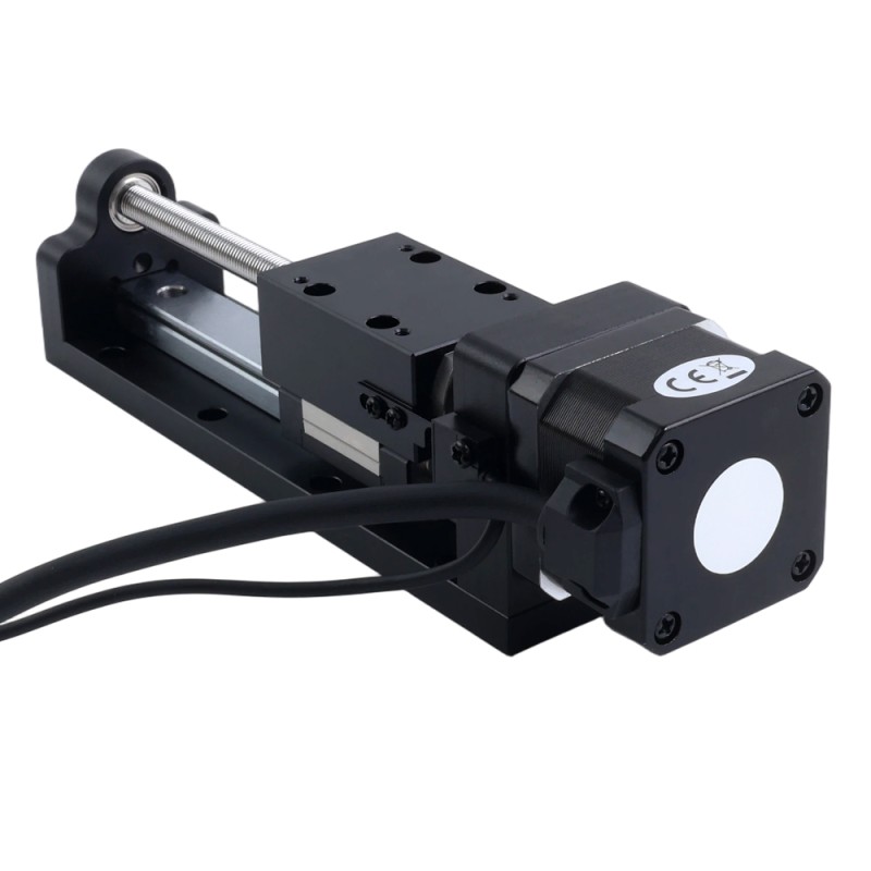 Nema 17 step motor bilyalı vida lineer aktüatör 1,5A Strok 80mm 0,25Nm(35,40oz-in) Kurşun adımı 1mm(0,03937) sensörlü - LMD17S13BSB15-080 | StepperOnline