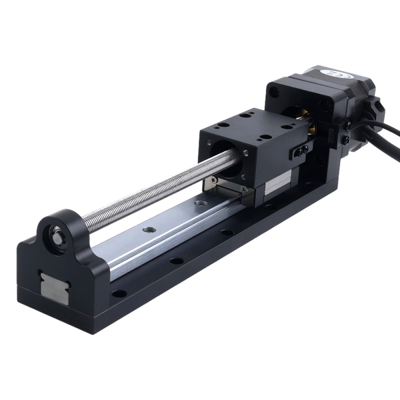 Nema 17 step motor bilyalı vida lineer aktüatör 1,5A Strok 120mm 0,25Nm(35,40oz-in) Kurşun adımı 1mm(0,03937) sensörlü - LMD17S13BSB15-120 | StepperOnline