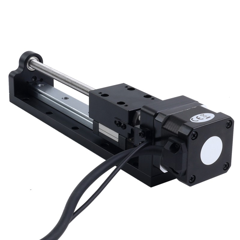 Nema 17 step motor bilyalı vida lineer aktüatör 1,5A Strok 120mm 0,25Nm(35,40oz-in) Kurşun adımı 1mm(0,03937) sensörlü - LMD17S13BSB15-120 | StepperOnline