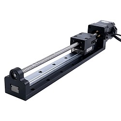 Nema 17 step motor bilyalı vida lineer aktüatör 2,5A Strok 200mm 0,5Nm(70,81oz-in) Kurşun adımı 12mm(0,4724") sensörlü